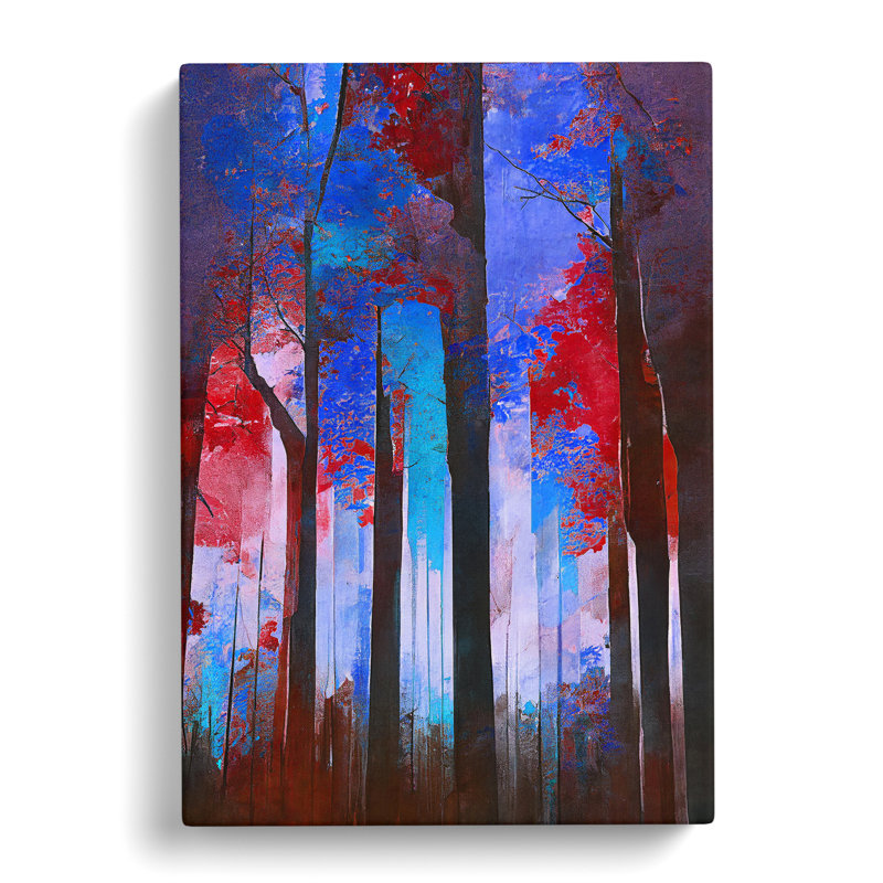 Forest Expressionism No.6 - Wrapped Canvas, 50cm H x 35cm W