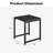 Square 18'' L X 18'' W Outdoor Side Table