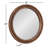 Larina Solid Wood Frame Round Wall Mirror-1905078517