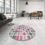 Tapis rose/vert à motifs-757544834