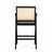 Woven Cane Plastic Backrest Bar Stool-1488854101-1488854100