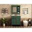 Meuble-lavabo moderne avec lavabo simple 30 po avec rangement, 3 tiroirs, armoire à miroir, couleur, lavabo à trois trous, forme rectangulaire, trou de déversement pour rangement des matériaux, lavabo, finition