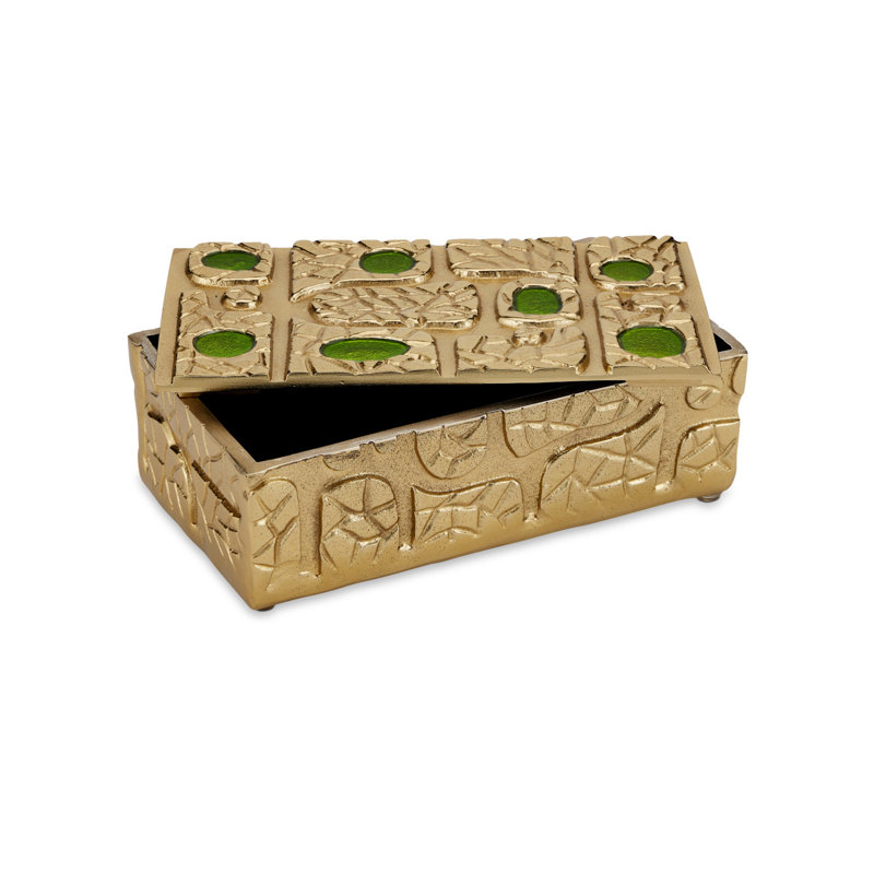 Beau Cast Aluminum Decorative Box