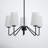 Higginson 5 - Light Chandelier in Black-788536558