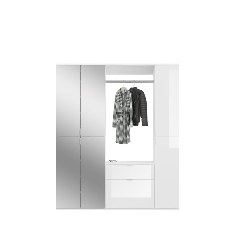 4-Piece Hasika Wardrobe Combination