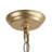 Beesley 5-Light Candlestick Modern Candle Chandelier, Light Gold Finish, for Dining Room