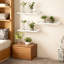 3 tablettes flottantes, blanc / or-1623455050