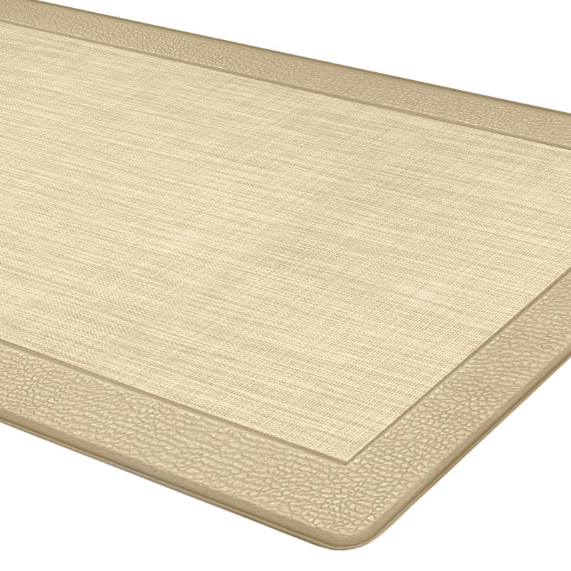 Tapis anti-fatigue Arainna, Rectangle 1 pi 6 po x 2 pi 6 po, Brun clair