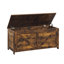 Coffre de rangement, banc de rangement, organisateur de coffre à jouets rétro, banc de rangement pour hall d'entrée avec 2 charnières, assemblage facile, brun rustique-1608836812