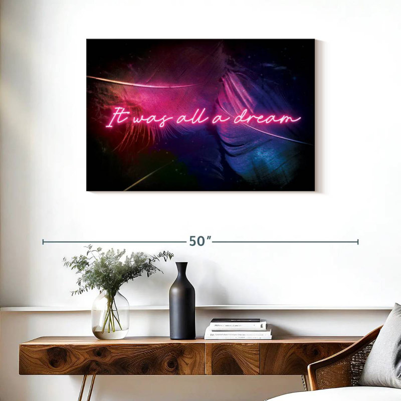 Tergel «It Was All A Dream», typographie