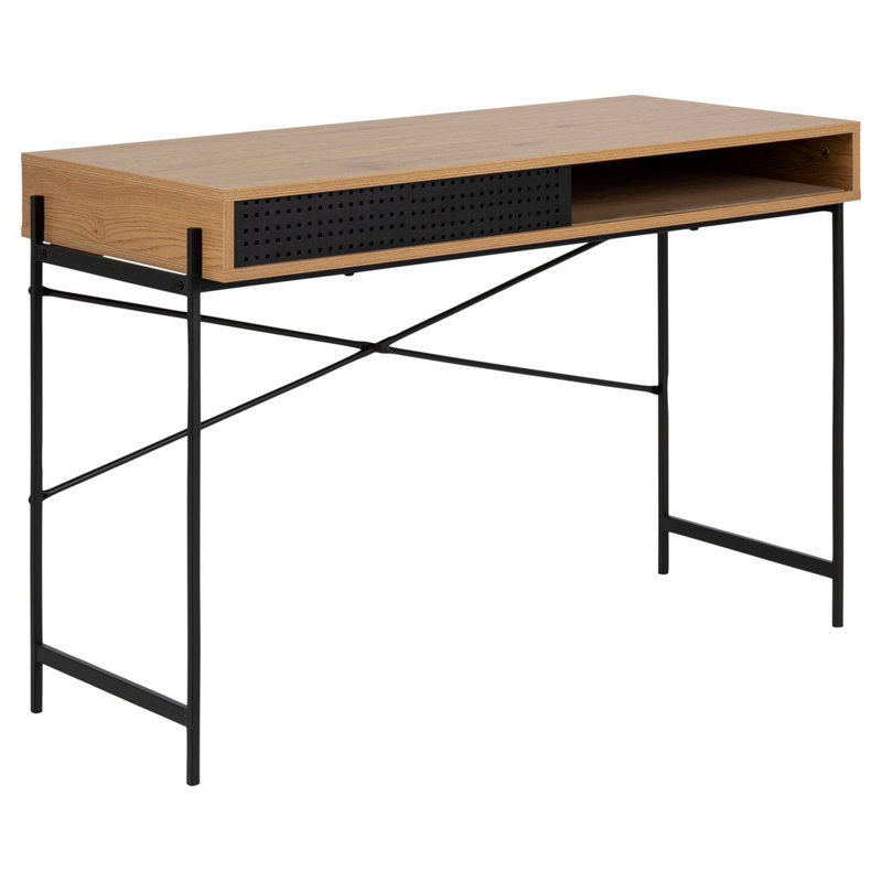 110cm W Rectangle Desk, Brown