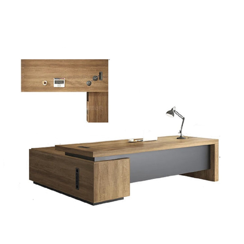 Chontelle L-Shaped Computer Desk, 75cm H x 160cm W x 80cm D