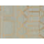 Moroccan Geometric Area Rug in Light Gray/Gold