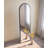 Elegant Black Wall Mirror, 19.7 x 63.0 x 0.9 inches | 100% MDF Construction, Eco-Friendly Flotal-E Design | Modern Solid Color, Perfect for Home Decor & Stylish Interiors | Easy Wall Mounting-1508849445
