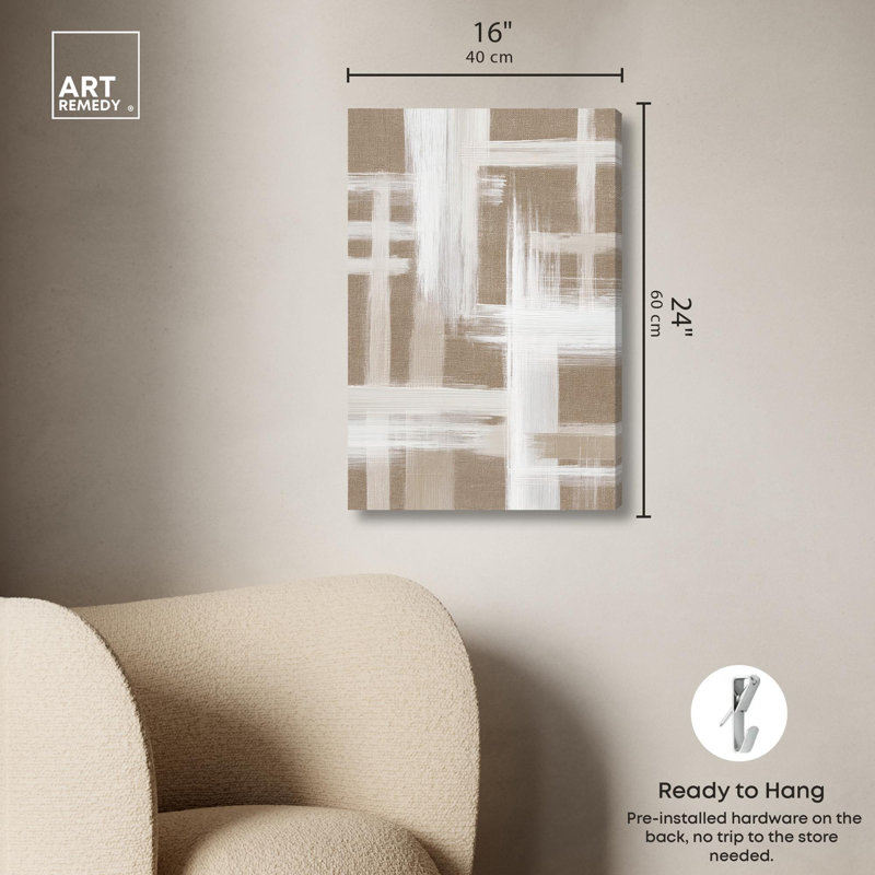 "Earth Grid IV", reproduction d'art sur toile par Art Remedy, H 24 po x l 16 po, Toile tendue avec châssis