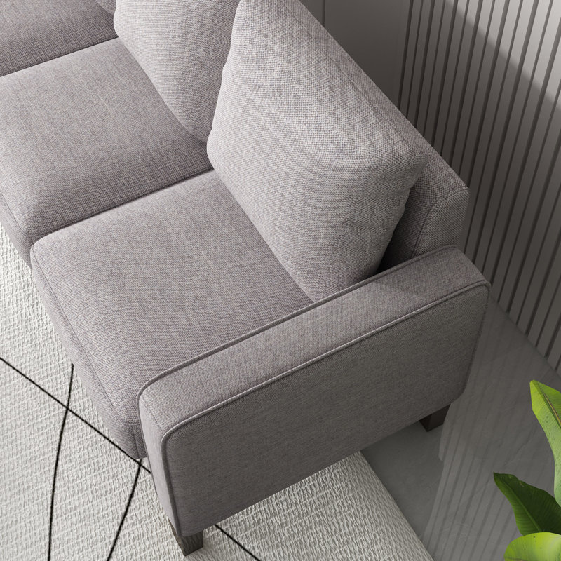 Canapé 74,64 po, Gris clair