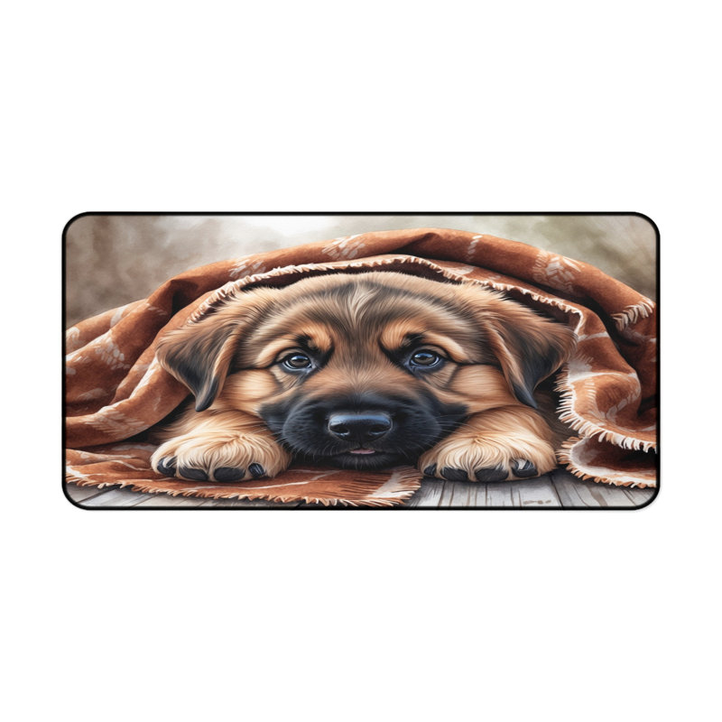 Polyester Desk Pad, 14.4x12.1