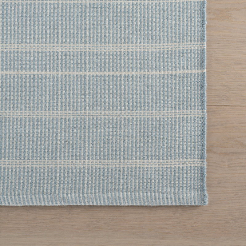 Samson Handwoven Indoor/Outdoor Rug, Blue, Rectangle 7'6" x 9'6"