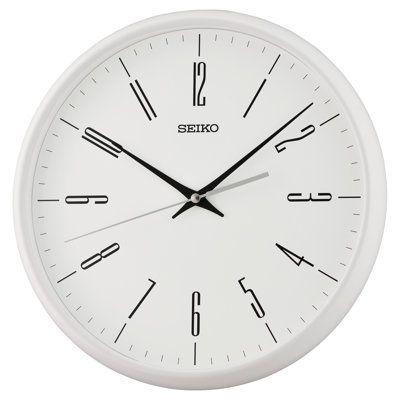 QXA786WLH Wall Clock, White