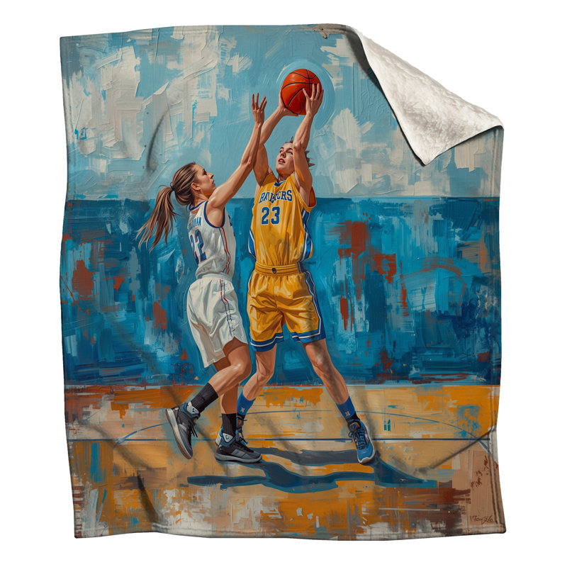 Couvertures de basketball, L 60 po x H 80 po