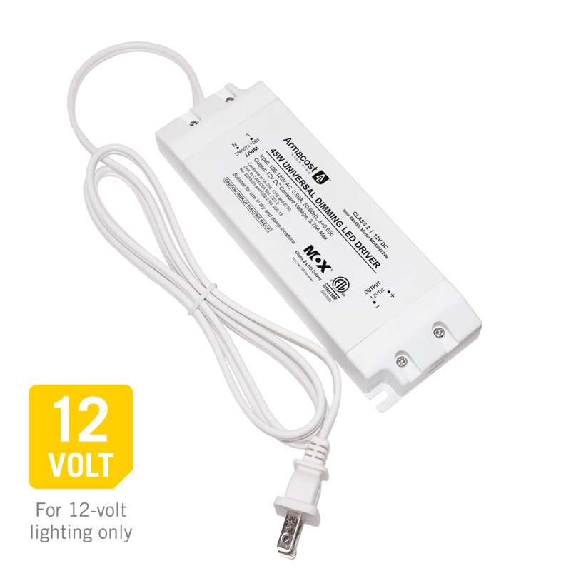 45-Watt Universal Dimming LED Driver, 12-Volt DC, 45W