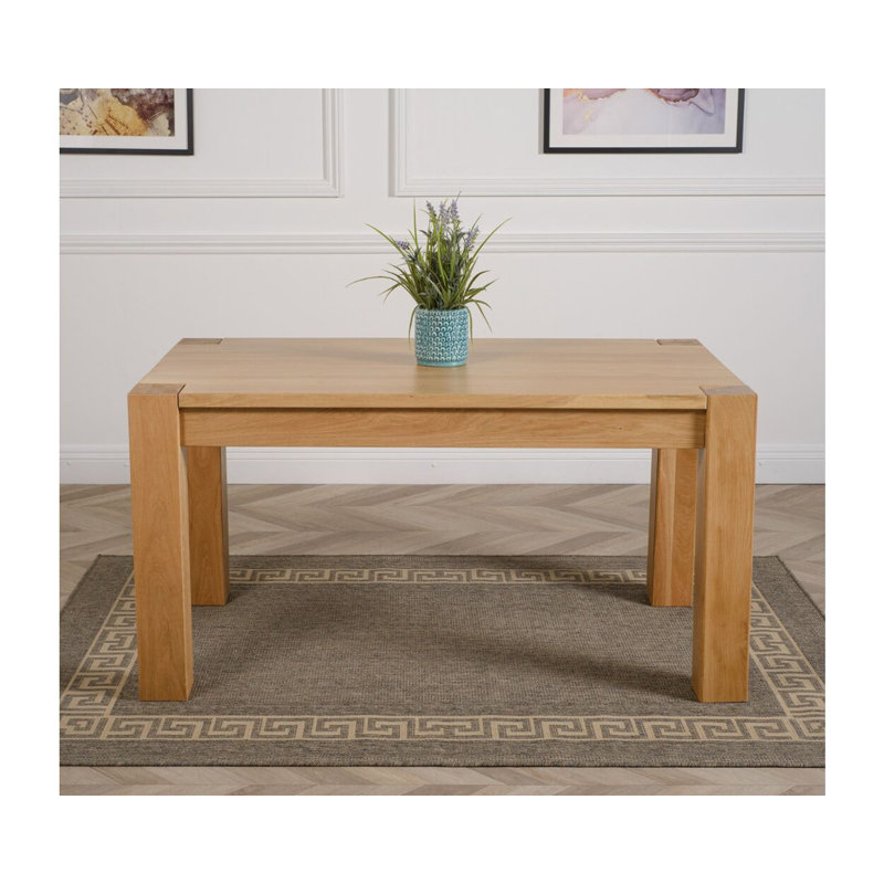Anathea Oak Solid Wood Dining Table
