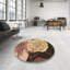Tapis en laine brun / beige-1463616343