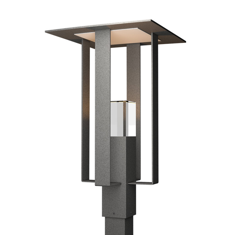 Shadow Box 1 - Light 24.1" H Hardwired Lantern Head, Coastal Natural Iron