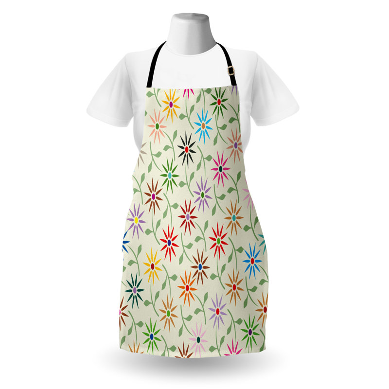 Multicolore, tablier floral East Urban Home
