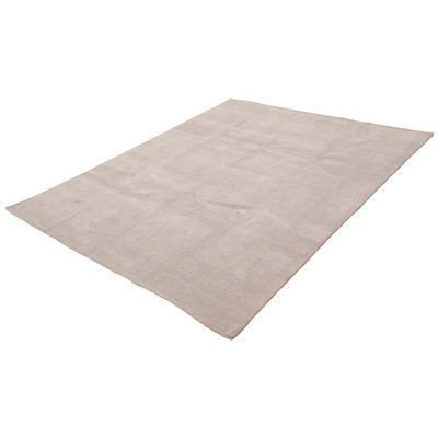 Tapis gris clair Zohaib Gabbeh 9 pi 1 po x 12 pi