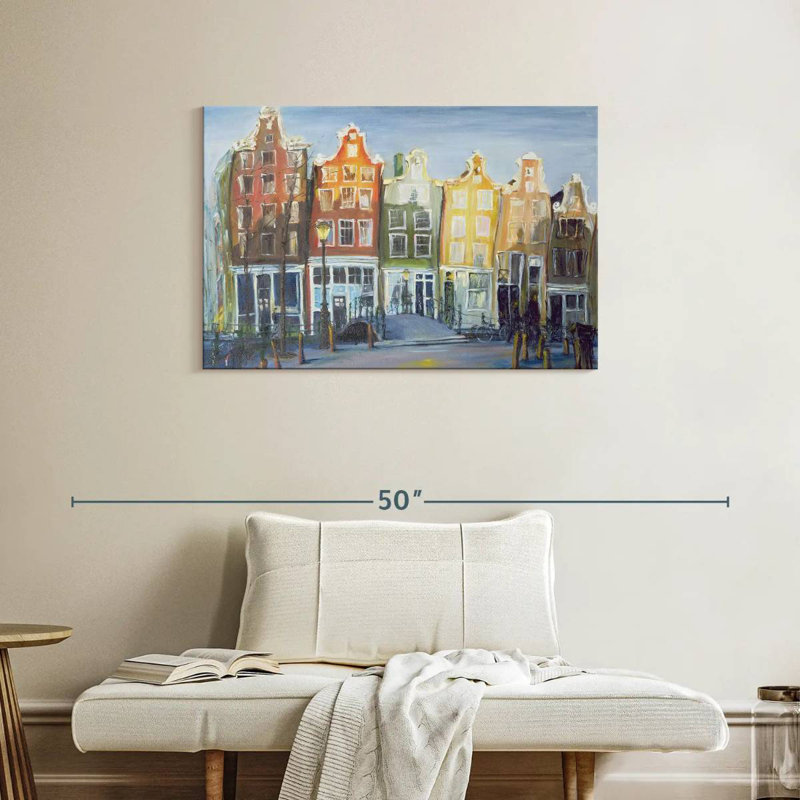 Les maisons Sireci à Amsterdam, H 24 po x l 36 po
