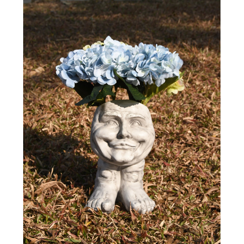 Joyful Grin: Whimsical Elegance in a Planter