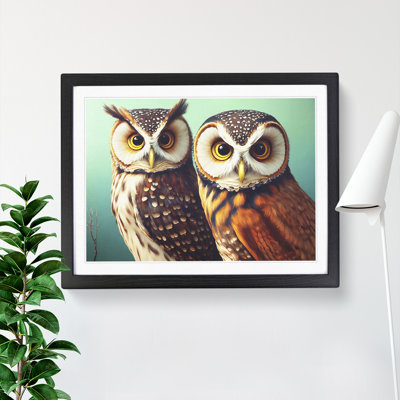 Curious Owls - Framed Print