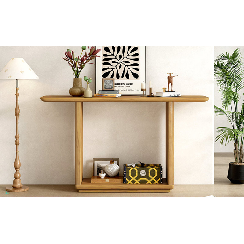 Console Mirod Elegant Minimalist, Brun