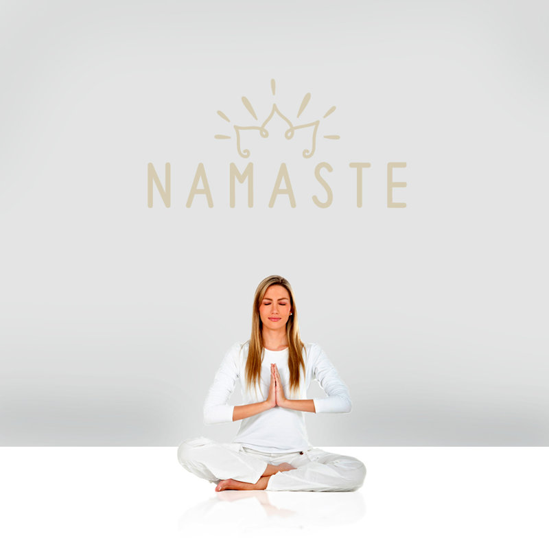 Adhésif décoratif Namaste, Beige