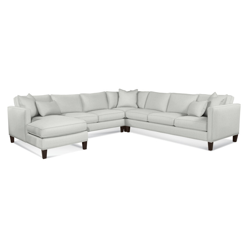 Upholstered Sectional, Java, Basic Blue; 0317-63, Left Hand Facing