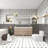 Beyerville 70.9'' Double Bathroom Vanity with Acrylic Top-720467853