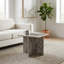Petite table en marbre Rommi, blanc-226105593