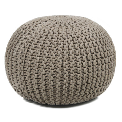 16" Wide Round Pouf Ottoman by Dovecove