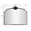 Miroir mural arqué en métal de style baroque-2056366262-2056366241