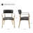 Bittor Faux Leather Armchair-319004838
