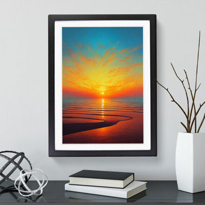 Enlightening Sunset - Single Picture Frame Print