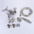 3 Handle Bathroom Clawfoot Tub Faucet with Diverter-64610313
