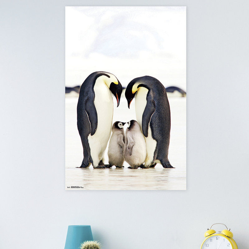 Penguins empereur-impression sur papier