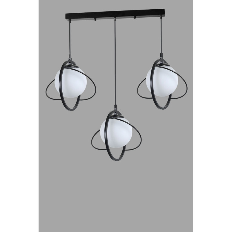 Chandle Chandelier, Black/White