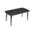 Rectangular Dining Table with metal legs-18958533