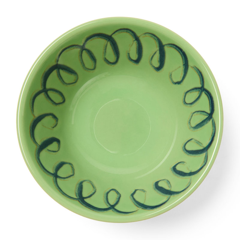 Amalfi Berry Bowl - Pink - 4.5", Green