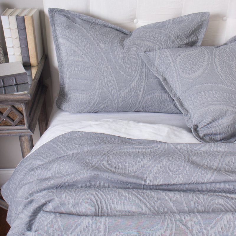 Ada Duvet Cover, King Duvet Cover, Blue