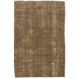 Modern One-of-a-Kind Rectangle 2'10" X 4'5" Hand Knotted Area Rug