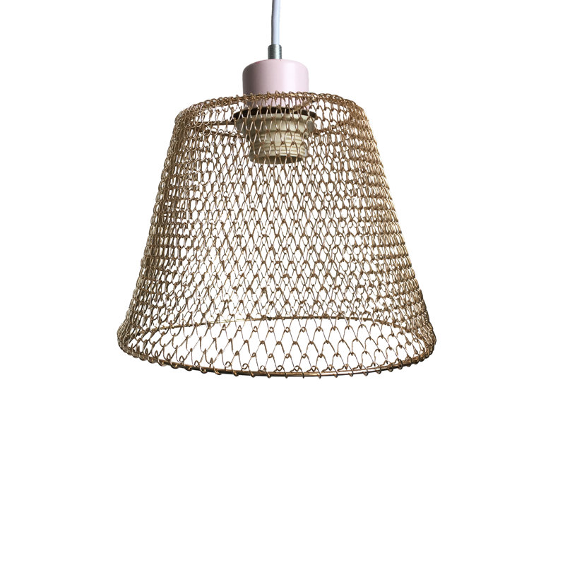 16cm H Metal Bell Lamp Shade ( Screw On ), Gold